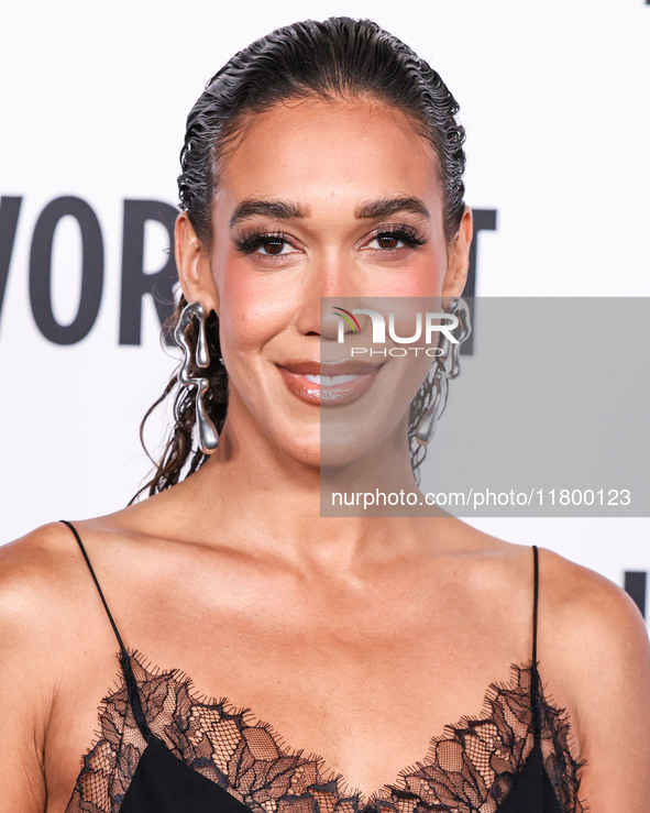 Simone Boyce arrives at the 19th Annual L'Oreal Paris' Women Of Worth Celebration 2024 held at NeueHouse Hollywood on November 21, 2024 in H...