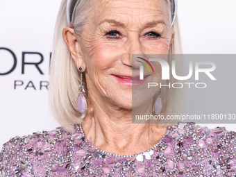 Helen Mirren arrives at the 19th Annual L'Oreal Paris' Women Of Worth Celebration 2024 held at NeueHouse Hollywood on November 21, 2024 in H...