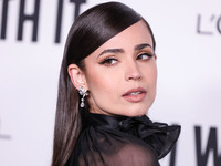 Sofia Carson arrives at the 19th Annual L'Oreal Paris' Women Of Worth Celebration 2024 held at NeueHouse Hollywood on November 21, 2024 in H...