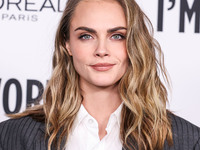 Cara Delevingne arrives at the 19th Annual L'Oreal Paris' Women Of Worth Celebration 2024 held at NeueHouse Hollywood on November 21, 2024 i...