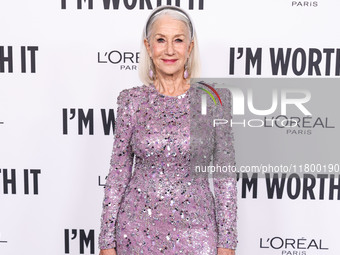 Helen Mirren arrives at the 19th Annual L'Oreal Paris' Women Of Worth Celebration 2024 held at NeueHouse Hollywood on November 21, 2024 in H...