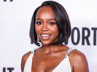 Aja Naomi King arrives at the 19th Annual L'Oreal Paris' Women Of Worth Celebration 2024 held at NeueHouse Hollywood on November 21, 2024 in...