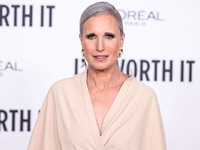 Andie MacDowell arrives at the 19th Annual L'Oreal Paris' Women Of Worth Celebration 2024 held at NeueHouse Hollywood on November 21, 2024 i...