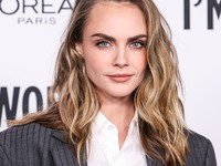 Cara Delevingne arrives at the 19th Annual L'Oreal Paris' Women Of Worth Celebration 2024 held at NeueHouse Hollywood on November 21, 2024 i...