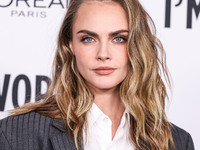 Cara Delevingne arrives at the 19th Annual L'Oreal Paris' Women Of Worth Celebration 2024 held at NeueHouse Hollywood on November 21, 2024 i...