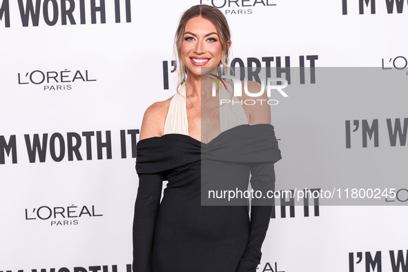 Stassi Schroeder arrives at the 19th Annual L'Oreal Paris' Women Of Worth Celebration 2024 held at NeueHouse Hollywood on November 21, 2024...