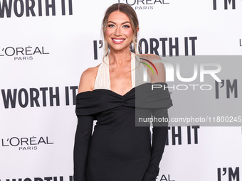 Stassi Schroeder arrives at the 19th Annual L'Oreal Paris' Women Of Worth Celebration 2024 held at NeueHouse Hollywood on November 21, 2024...