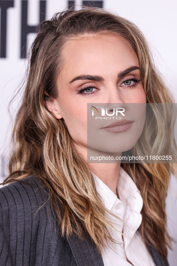 Cara Delevingne arrives at the 19th Annual L'Oreal Paris' Women Of Worth Celebration 2024 held at NeueHouse Hollywood on November 21, 2024 i...