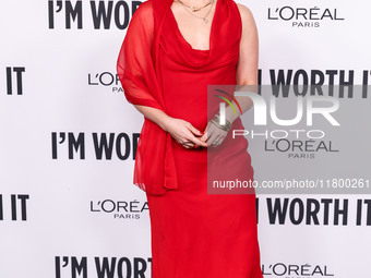 Melissa Alatorre arrives at the 19th Annual L'Oreal Paris' Women Of Worth Celebration 2024 held at NeueHouse Hollywood on November 21, 2024...