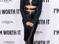 Emma Slater arrives at the 19th Annual L'Oreal Paris' Women Of Worth Celebration 2024 held at NeueHouse Hollywood on November 21, 2024 in Ho...