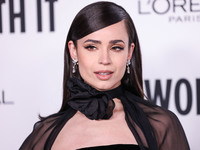 Sofia Carson arrives at the 19th Annual L'Oreal Paris' Women Of Worth Celebration 2024 held at NeueHouse Hollywood on November 21, 2024 in H...