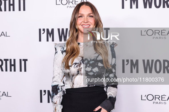 Camilla Luddington arrives at the 19th Annual L'Oreal Paris' Women Of Worth Celebration 2024 held at NeueHouse Hollywood on November 21, 202...