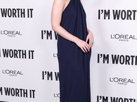 Elle Fanning arrives at the 19th Annual L'Oreal Paris' Women Of Worth Celebration 2024 held at NeueHouse Hollywood on November 21, 2024 in H...