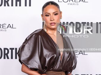 Desi Perkins arrives at the 19th Annual L'Oreal Paris' Women Of Worth Celebration 2024 held at NeueHouse Hollywood on November 21, 2024 in H...