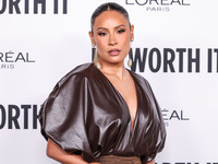 Desi Perkins arrives at the 19th Annual L'Oreal Paris' Women Of Worth Celebration 2024 held at NeueHouse Hollywood on November 21, 2024 in H...