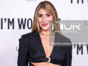 Emma Slater arrives at the 19th Annual L'Oreal Paris' Women Of Worth Celebration 2024 held at NeueHouse Hollywood on November 21, 2024 in Ho...