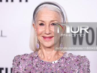 Helen Mirren arrives at the 19th Annual L'Oreal Paris' Women Of Worth Celebration 2024 held at NeueHouse Hollywood on November 21, 2024 in H...