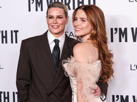 Ashlyn Harris and girlfriend Sophia Bush arrive at the 19th Annual L'Oreal Paris' Women Of Worth Celebration 2024 held at NeueHouse Hollywoo...