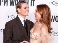 Ashlyn Harris and girlfriend Sophia Bush arrive at the 19th Annual L'Oreal Paris' Women Of Worth Celebration 2024 held at NeueHouse Hollywoo...