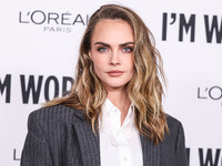 Cara Delevingne arrives at the 19th Annual L'Oreal Paris' Women Of Worth Celebration 2024 held at NeueHouse Hollywood on November 21, 2024 i...