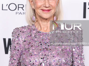 Helen Mirren arrives at the 19th Annual L'Oreal Paris' Women Of Worth Celebration 2024 held at NeueHouse Hollywood on November 21, 2024 in H...