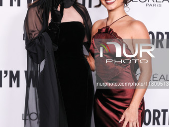 Sofia Carson and Isabela Moner Merced arrive at the 19th Annual L'Oreal Paris' Women Of Worth Celebration 2024 held at NeueHouse Hollywood o...