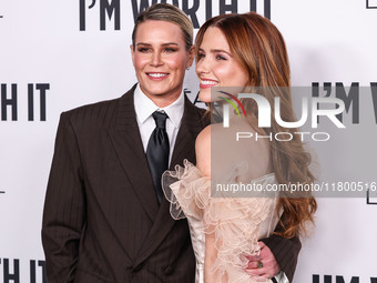 Ashlyn Harris and girlfriend Sophia Bush arrive at the 19th Annual L'Oreal Paris' Women Of Worth Celebration 2024 held at NeueHouse Hollywoo...