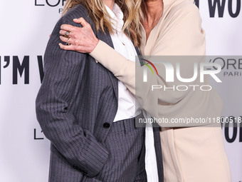 Cara Delevingne and Andie MacDowell arrive at the 19th Annual L'Oreal Paris' Women Of Worth Celebration 2024 held at NeueHouse Hollywood on...