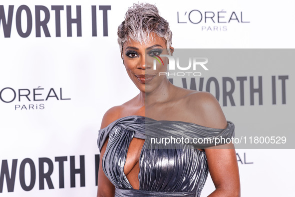 Yvonne Orji arrives at the 19th Annual L'Oreal Paris' Women Of Worth Celebration 2024 held at NeueHouse Hollywood on November 21, 2024 in Ho...