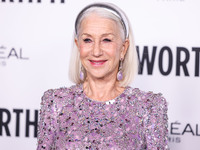 Helen Mirren arrives at the 19th Annual L'Oreal Paris' Women Of Worth Celebration 2024 held at NeueHouse Hollywood on November 21, 2024 in H...