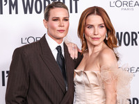 Ashlyn Harris and girlfriend Sophia Bush arrive at the 19th Annual L'Oreal Paris' Women Of Worth Celebration 2024 held at NeueHouse Hollywoo...