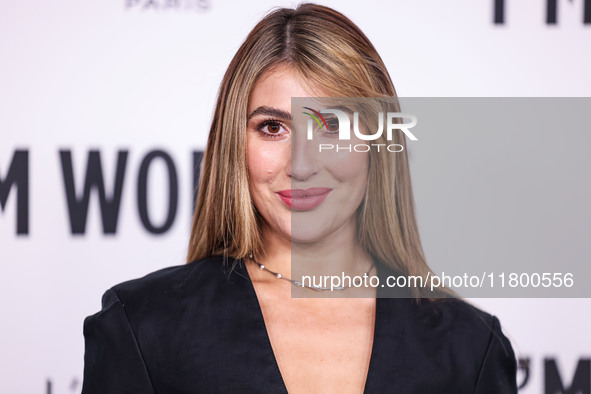 Emma Slater arrives at the 19th Annual L'Oreal Paris' Women Of Worth Celebration 2024 held at NeueHouse Hollywood on November 21, 2024 in Ho...