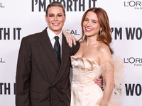 Ashlyn Harris and girlfriend Sophia Bush arrive at the 19th Annual L'Oreal Paris' Women Of Worth Celebration 2024 held at NeueHouse Hollywoo...