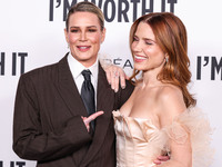 Ashlyn Harris and girlfriend Sophia Bush arrive at the 19th Annual L'Oreal Paris' Women Of Worth Celebration 2024 held at NeueHouse Hollywoo...