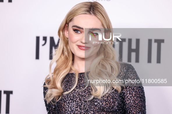 Meg Donnelly arrives at the 19th Annual L'Oreal Paris' Women Of Worth Celebration 2024 held at NeueHouse Hollywood on November 21, 2024 in H...