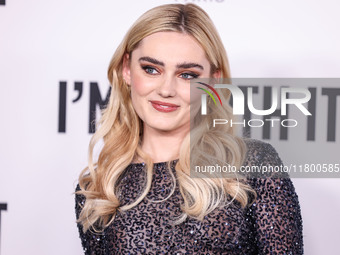 Meg Donnelly arrives at the 19th Annual L'Oreal Paris' Women Of Worth Celebration 2024 held at NeueHouse Hollywood on November 21, 2024 in H...