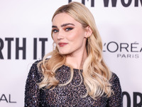 Meg Donnelly arrives at the 19th Annual L'Oreal Paris' Women Of Worth Celebration 2024 held at NeueHouse Hollywood on November 21, 2024 in H...