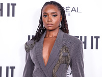 KiKi Layne arrives at the 19th Annual L'Oreal Paris' Women Of Worth Celebration 2024 held at NeueHouse Hollywood on November 21, 2024 in Hol...