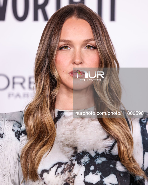 Camilla Luddington arrives at the 19th Annual L'Oreal Paris' Women Of Worth Celebration 2024 held at NeueHouse Hollywood on November 21, 202...