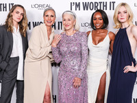 Cara Delevingne, Andie MacDowell, Helen Mirren, Aja Naomi King and Elle Fanning arrive at the 19th Annual L'Oreal Paris' Women Of Worth Cele...