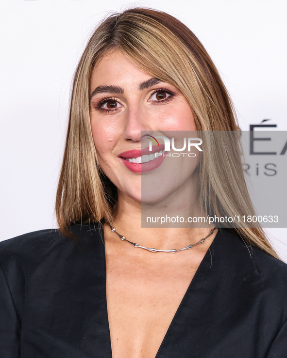 Emma Slater arrives at the 19th Annual L'Oreal Paris' Women Of Worth Celebration 2024 held at NeueHouse Hollywood on November 21, 2024 in Ho...