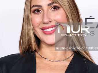 Emma Slater arrives at the 19th Annual L'Oreal Paris' Women Of Worth Celebration 2024 held at NeueHouse Hollywood on November 21, 2024 in Ho...