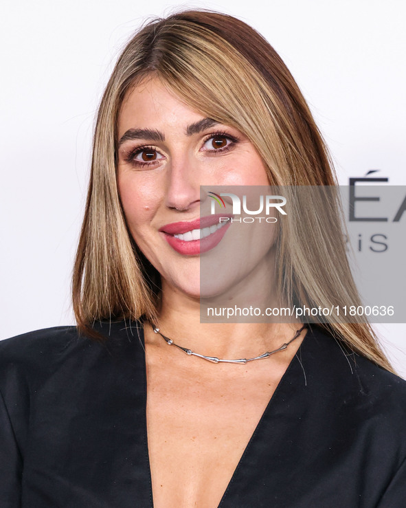 Emma Slater arrives at the 19th Annual L'Oreal Paris' Women Of Worth Celebration 2024 held at NeueHouse Hollywood on November 21, 2024 in Ho...