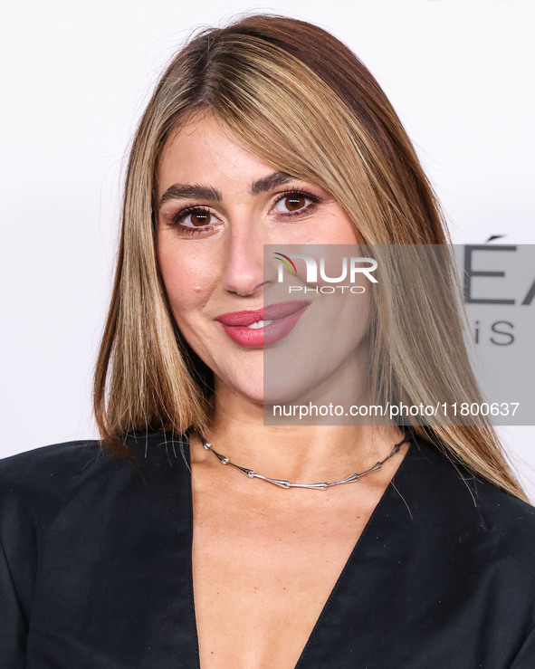 Emma Slater arrives at the 19th Annual L'Oreal Paris' Women Of Worth Celebration 2024 held at NeueHouse Hollywood on November 21, 2024 in Ho...