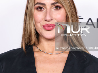 Emma Slater arrives at the 19th Annual L'Oreal Paris' Women Of Worth Celebration 2024 held at NeueHouse Hollywood on November 21, 2024 in Ho...