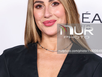 Emma Slater arrives at the 19th Annual L'Oreal Paris' Women Of Worth Celebration 2024 held at NeueHouse Hollywood on November 21, 2024 in Ho...