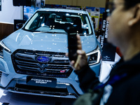 Subaru Forester Sport is displayed during The Gaikindo Jakarta Auto Week in Tangerang, Indonesia, on November 22, 2024. The show, the nation...