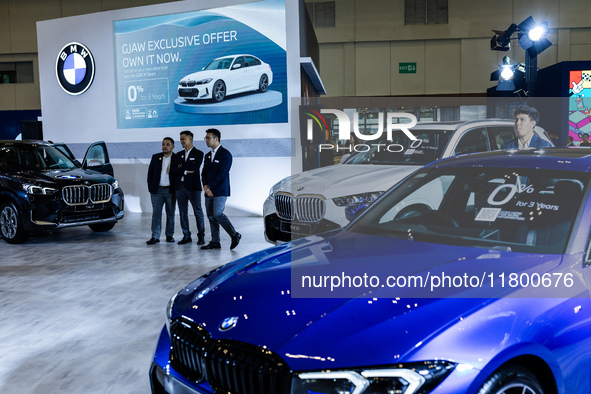 BMW The X1 is displayed during The Gaikindo Jakarta Auto Week in Tangerang, Indonesia, on November 22, 2024. The show, the nation's largest...