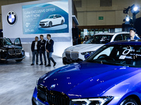 BMW The X1 is displayed during The Gaikindo Jakarta Auto Week in Tangerang, Indonesia, on November 22, 2024. The show, the nation's largest...