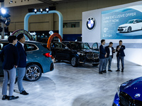 BMW The X1 is displayed during The Gaikindo Jakarta Auto Week in Tangerang, Indonesia, on November 22, 2024. The show, the nation's largest...